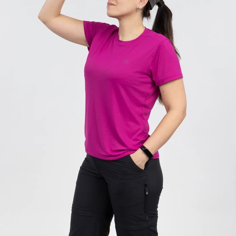 Camiseta Curtlo Active Fresh MC Fem Pink