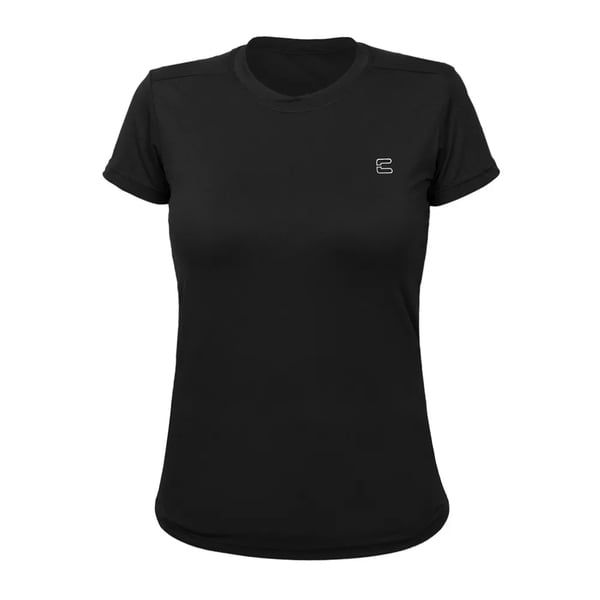 Camiseta Curtlo Active Fresh MC Fem Preto
