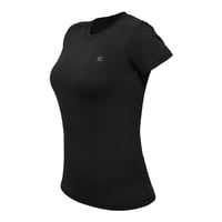 Camiseta Curtlo Active Fresh MC Fem Preto