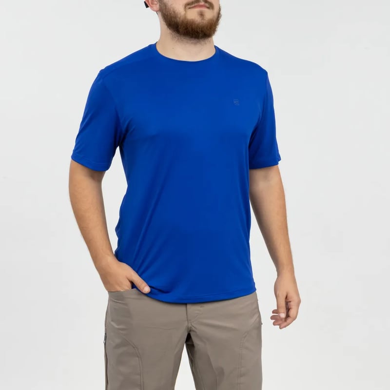 Camiseta Curtlo Active Fresh MC Masc Azul