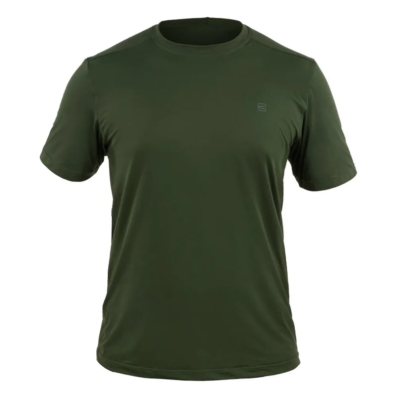 Camiseta Curtlo Active Fresh MC Masc Verde Musgo
