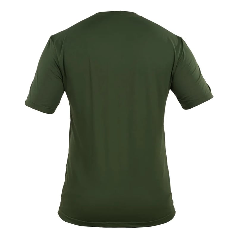 Camiseta Curtlo Active Fresh MC Masc Verde Musgo