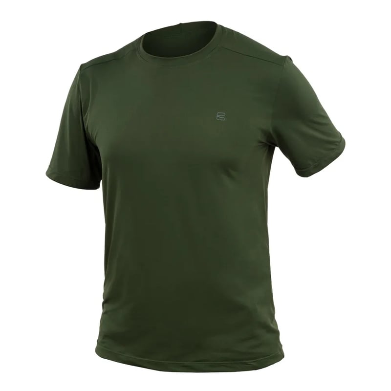 Camiseta Curtlo Active Fresh MC Masc Verde Musgo