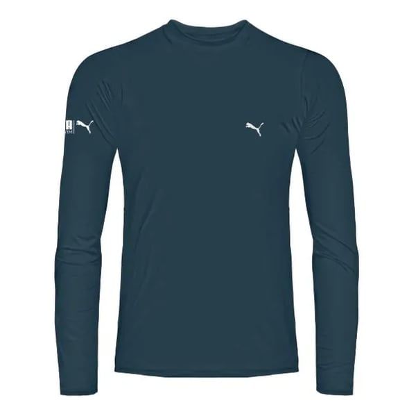 Camiseta Puma UV50+ ML Masc - Azul Petróleo