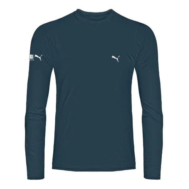 Camiseta Puma UV50+ ML Masc - Azul Petróleo