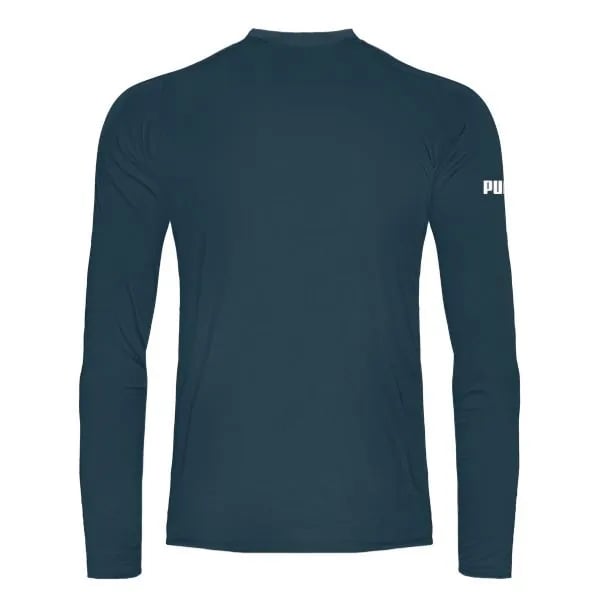 Camiseta Puma UV50+ ML Masc - Azul Petróleo