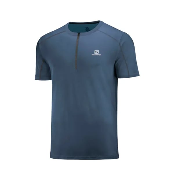 Camiseta Salomon Action 1/2 Zip Masc