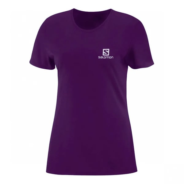 Camiseta Salomon Trainning VII SS Fem - Roxo