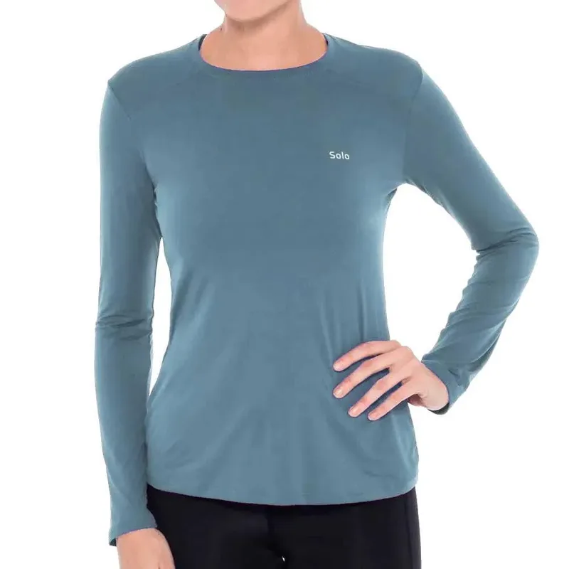 Camiseta Solo Ion Uv ML Lady - Modelo Novo
