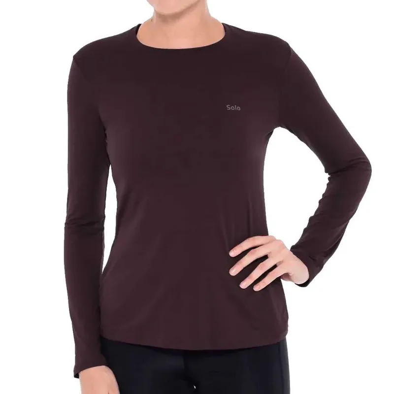 Camiseta Solo Ion Uv ML Lady - Modelo Novo