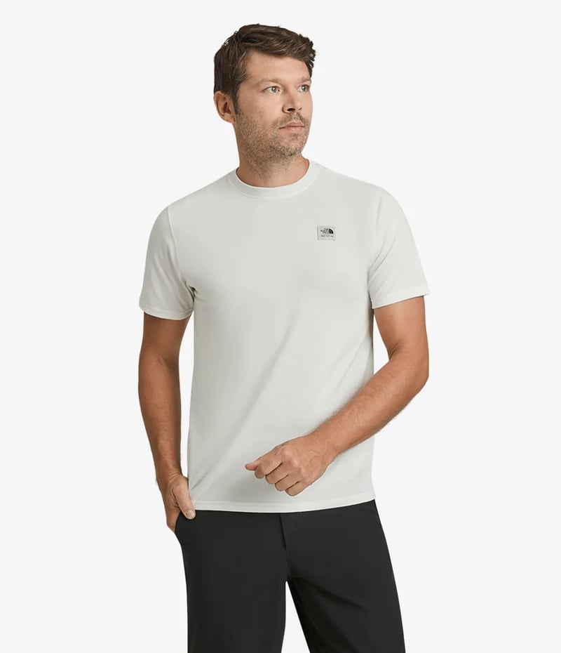 Camiseta The North Face Heritage Patch Heathered Tee Masc - Branco