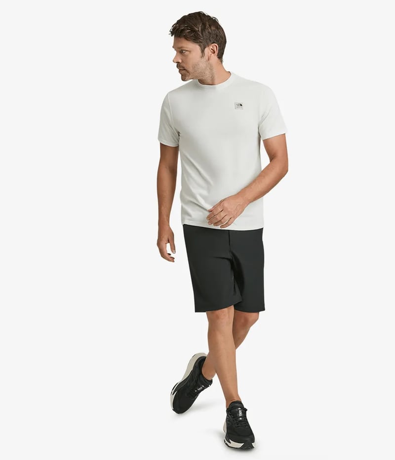 Camiseta The North Face Heritage Patch Heathered Tee Masc - Branco