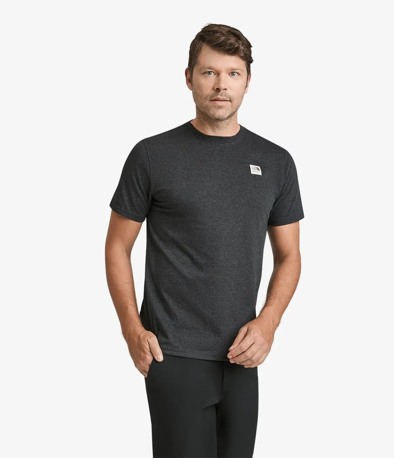 Camiseta The North Face Heritage Patch Heathered Tee Masc - Preto