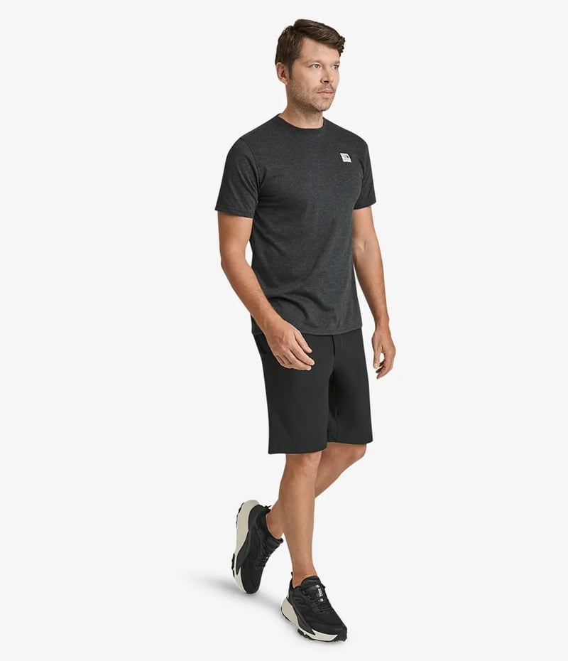 Camiseta The North Face Heritage Patch Heathered Tee Masc - Preto