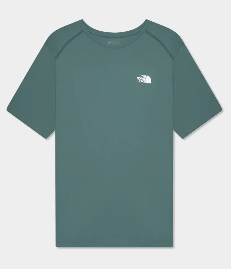 Camiseta The North Face Hyper Tee Crew Dark Sage Masc - Verde