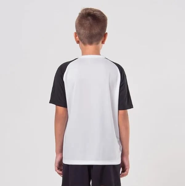 Camiseta Umbro TWR Trinity Juvenil - Branco e Preto
