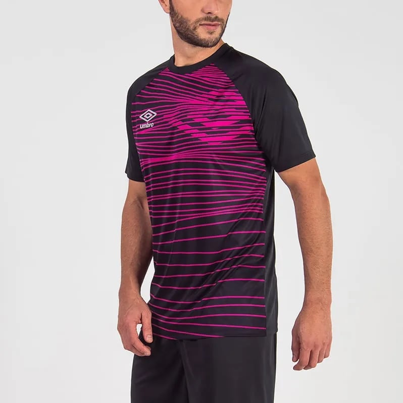 Camiseta Umbro Velocita Masc - Preto