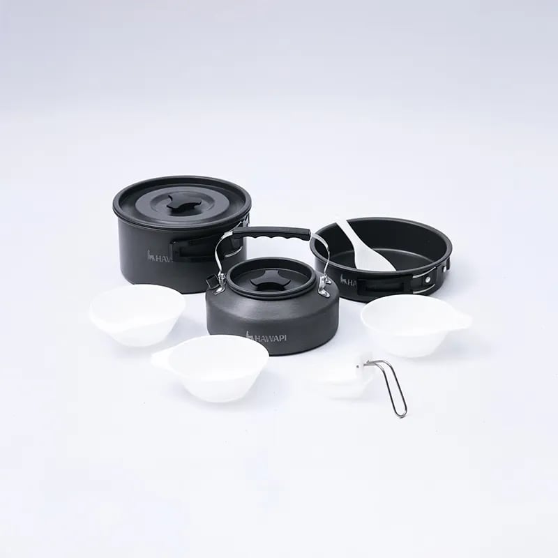 Conjunto de Panelas Hawapi 2 Peças + Chaleira - Verde Limão