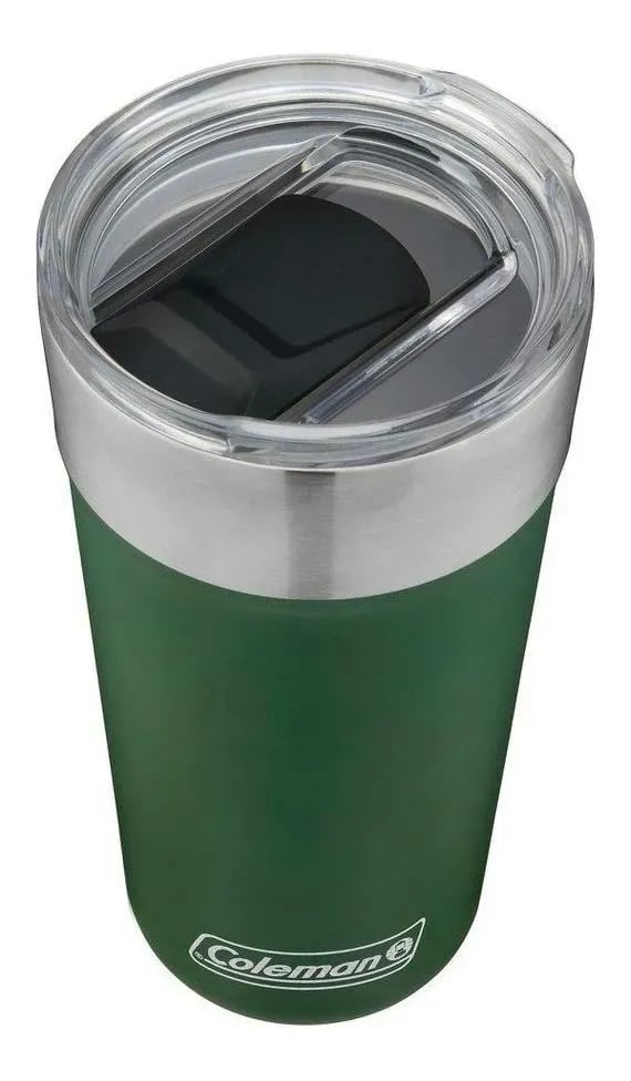 Copo Térmico Coleman Com Abridor 600 ML - Verde