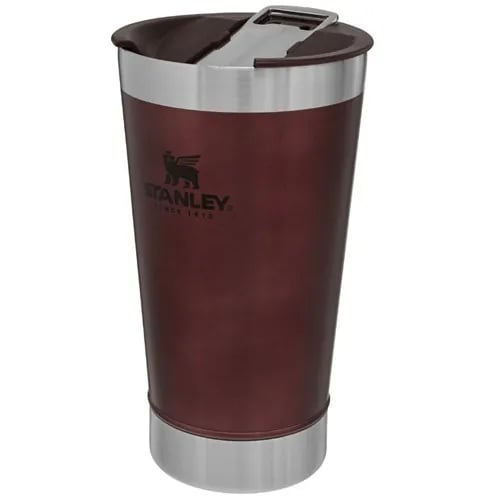 Copo Térmico Stanley Com Tampa e Abridor 473ml Bordô