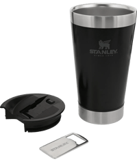 Copo Térmico Stanley Com Tampa e Abridor 473ml - Preto