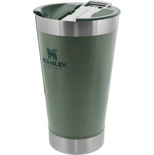 Copo Térmico Stanley Com Tampa e Abridor 473ml Verde