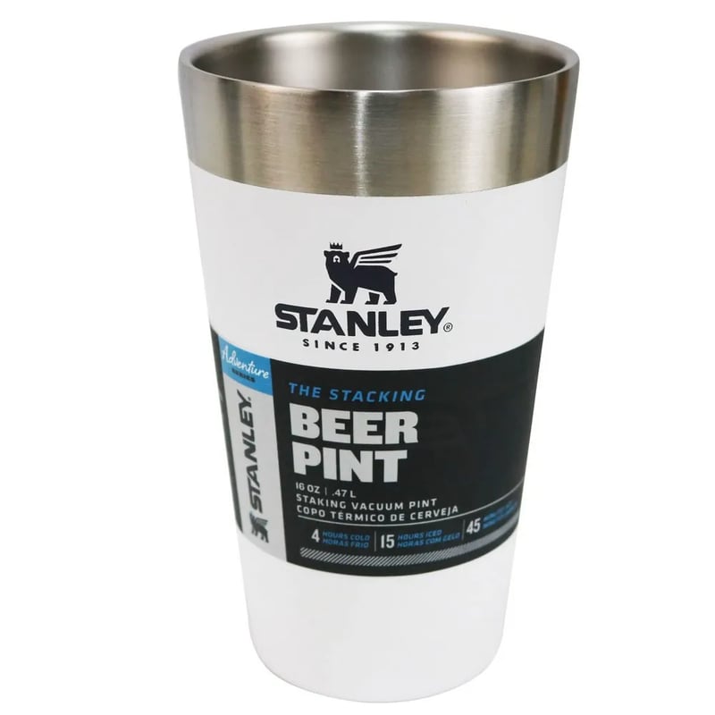 Copo Térmico Stanley Sem Tampa 473ml Branco