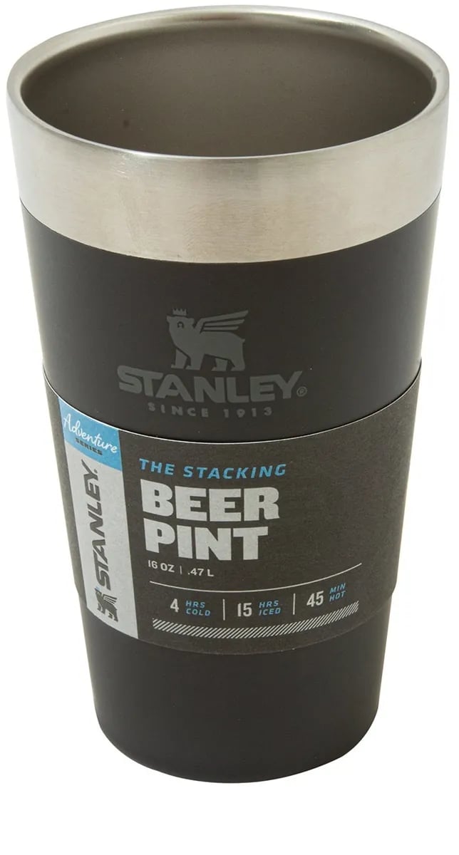 Copo Térmico Stanley Sem Tampa 473ml Preto