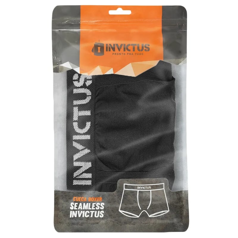 Cueca Invictus Boxer Seamless - Preto