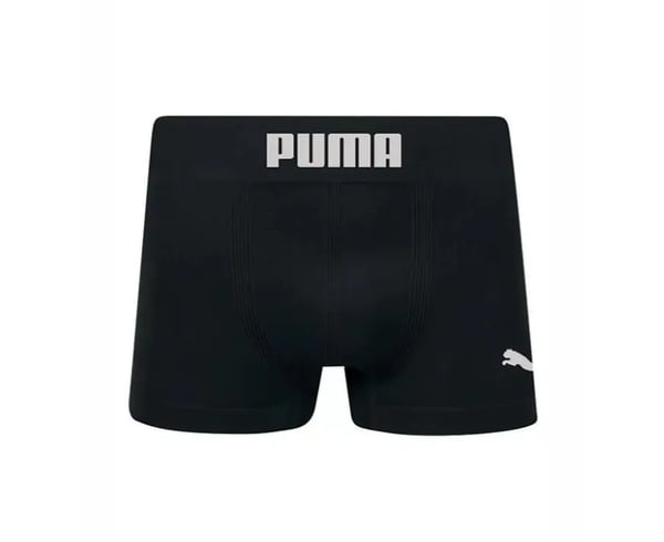 Cueca Puma Boxer Sem Costura - Preto