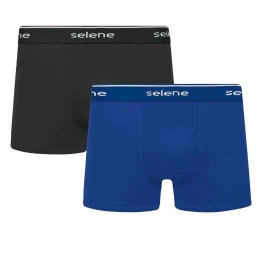 Cueca Selene Boxer Cotton 2 unidades