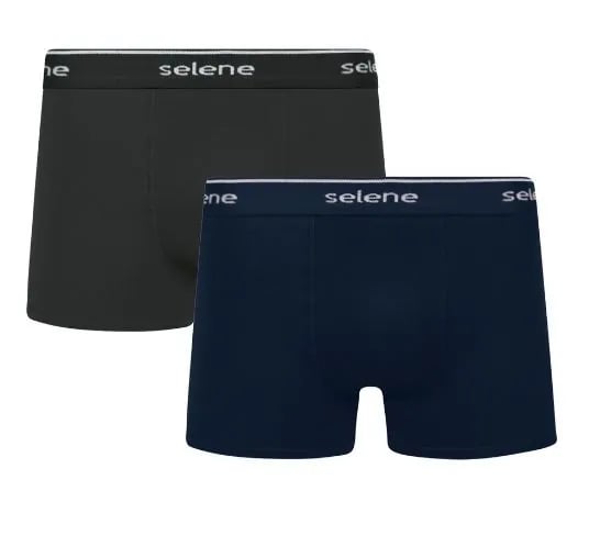 Cueca Selene Boxer Cotton 2 unidades