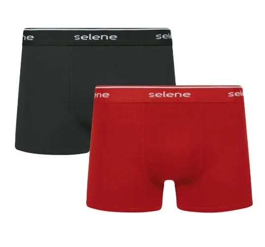 Cueca Selene Boxer Cotton 2 unidades