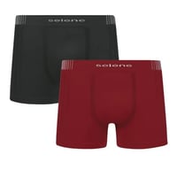 Cueca Selene Boxer Sem Costura - Kit 2 unidades