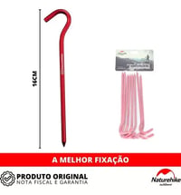 Estaca para Barraca Naturehike Alumínio - 8 peças