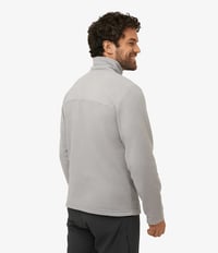 Fleece Glacier The North Face Full Zip Masc - Cinza