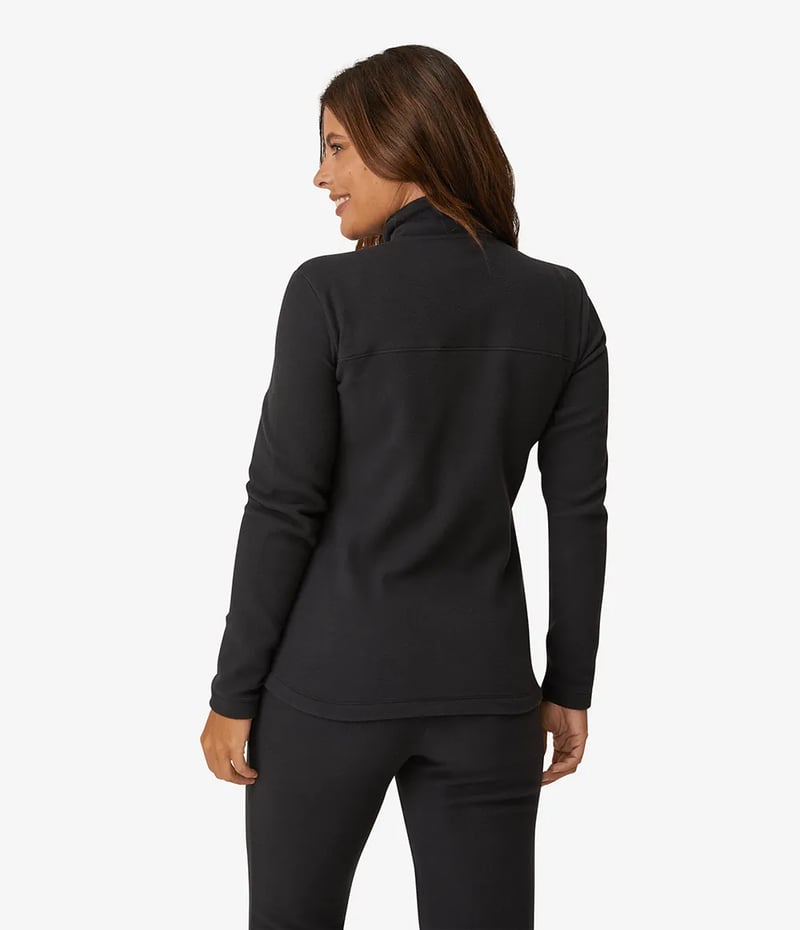 Fleece Glacier The North Face Full Zip Fem - Preto