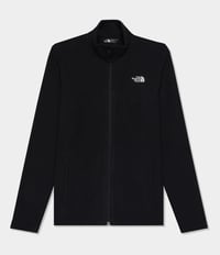 Fleece Glacier The North Face Full Zip Fem - Preto