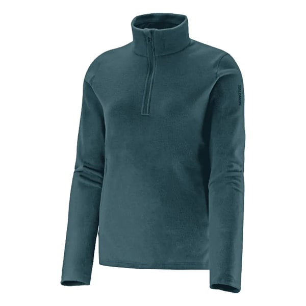 Fleece Meio Ziper Salomon Polar Lt Hz Fem - Azul