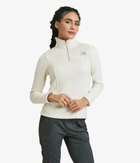 Fleece The North Face Glacier 1/4 Zip Fem - Off White
