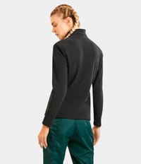 Fleece The North Face Glacier 1/4 Zip Fem - Preto