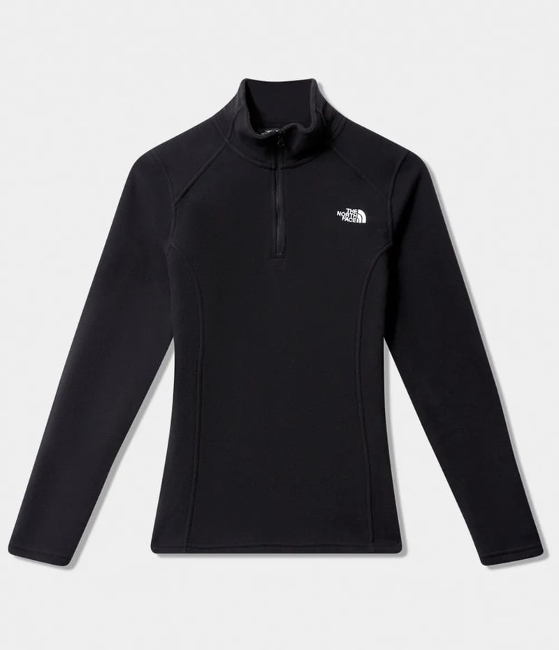 Fleece The North Face Glacier 1/4 Zip Fem - Preto