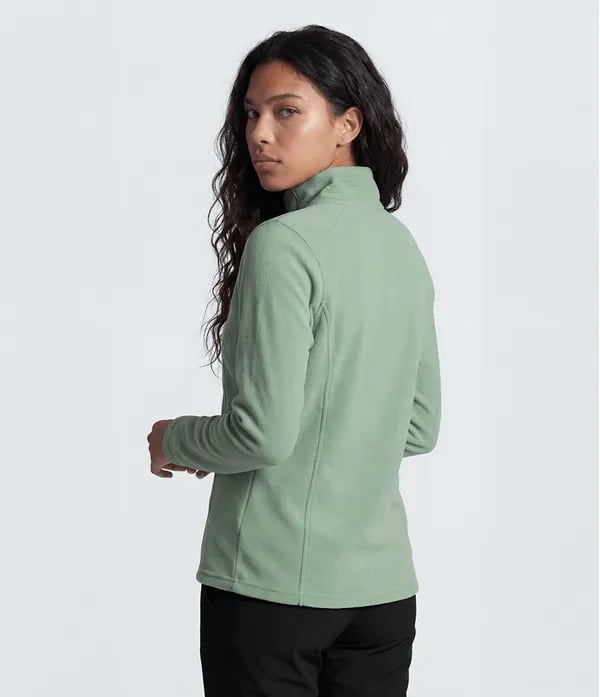 Fleece The North Face Glacier 1/4 Zip Fem - Verde