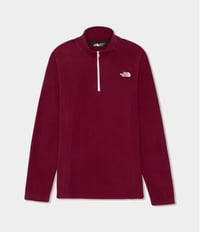 Fleece The North Face Glacier 1/4 Zip Fem - Vinho