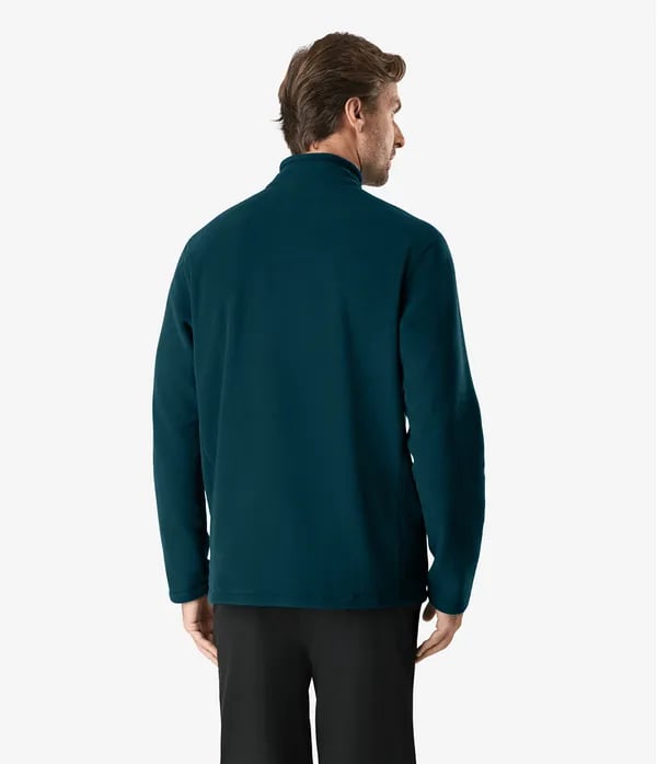Blusa The North Face Fleece Glacier 1/4 Zip Masc - Azul Petróleo