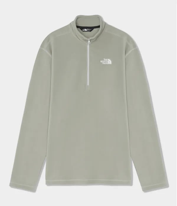 Fleece The North Face Glacier 1/4 Zip Masc - Cinza