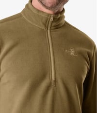 Blusa The North Face Fleece Glacier 1/4 Zip Masc - Marrom