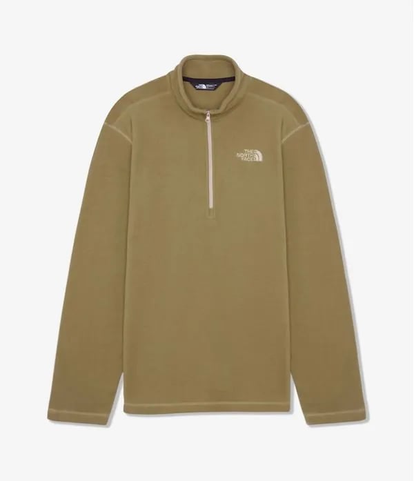 Blusa The North Face Fleece Glacier 1/4 Zip Masc - Marrom
