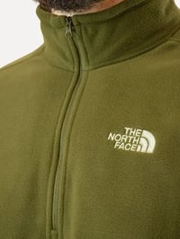 Blusa The North Face Fleece Glacier 1/4 Zip Masc - Verde Oliva