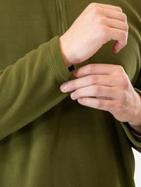 Blusa The North Face Fleece Glacier 1/4 Zip Masc - Verde Oliva